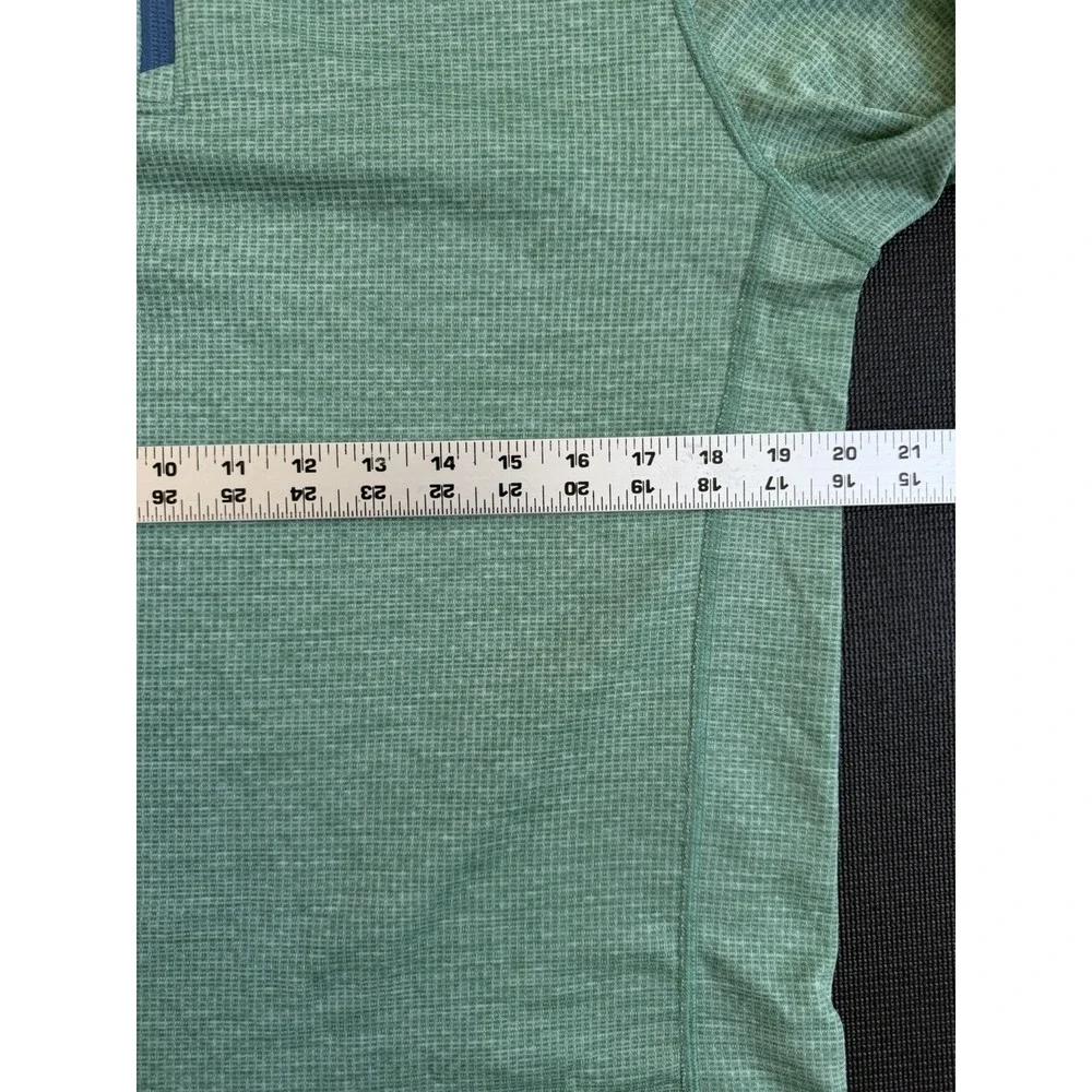 Vineyard Vines Pullover Mens Small Green On The Go Sankaty Quarter Zip Golf OTG